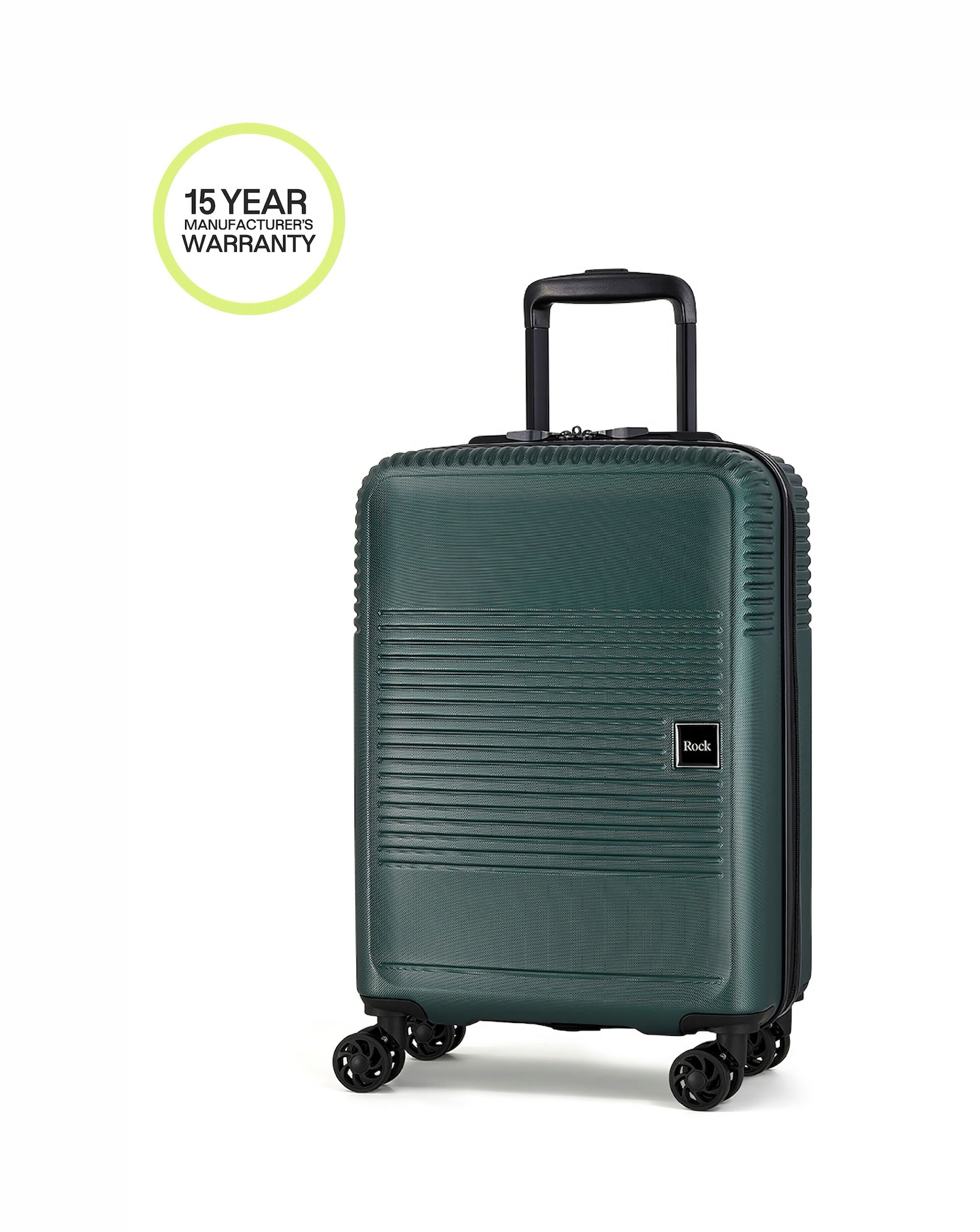 Rock Lincoln Cabin Suitcase - Forest Green