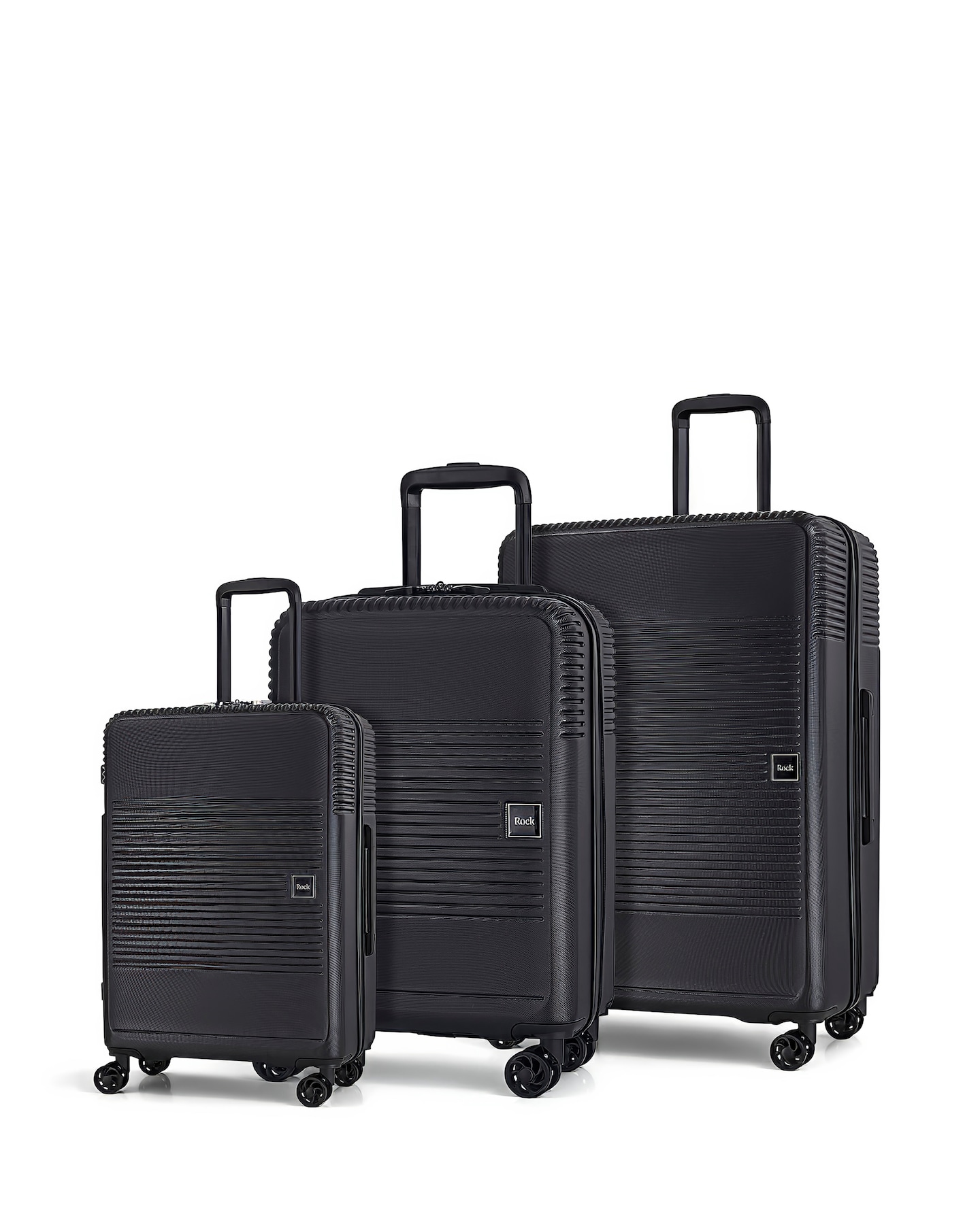 Rock Lincoln 3pc Suitcase Set