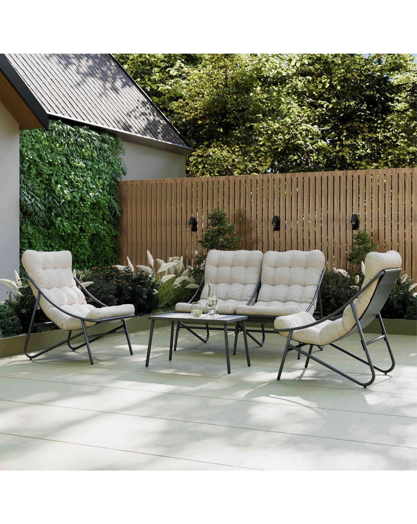 Charles Bentley Relaxing Lounge Set