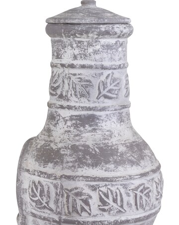 Charles Bentley Acopulco Grey Clay Chiminea