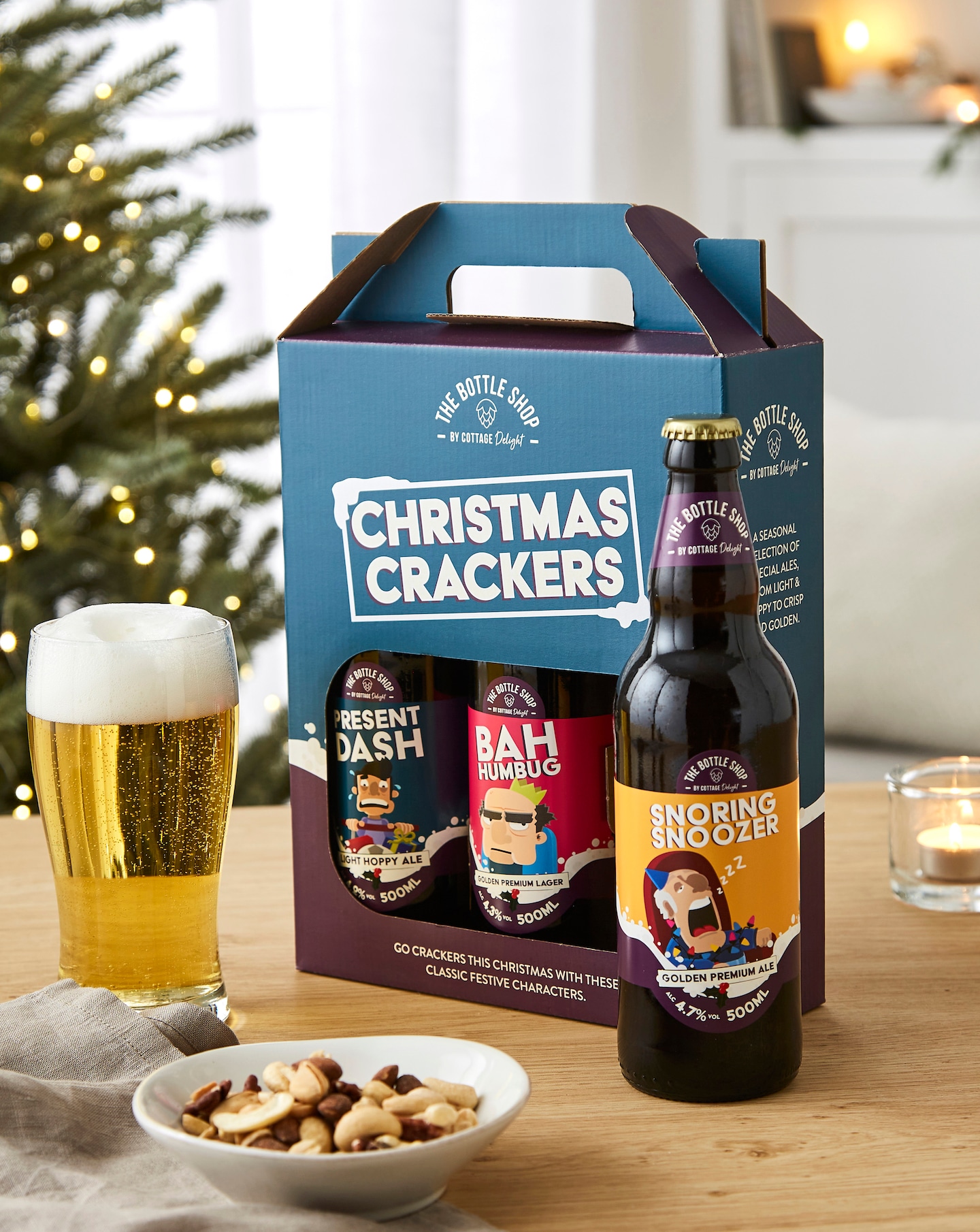 Cottage Delight Christmas Crackers Beer