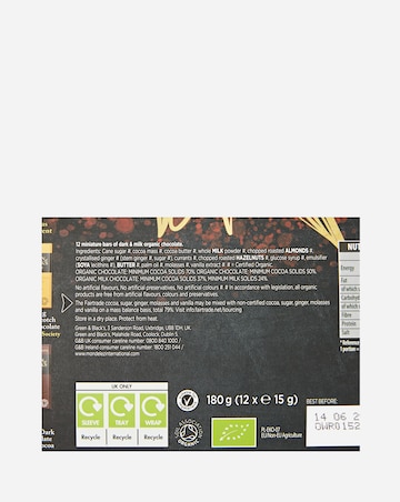 Green & Black's Organic Milk & Dark Chocolate Miniatures - 2 pack bundle