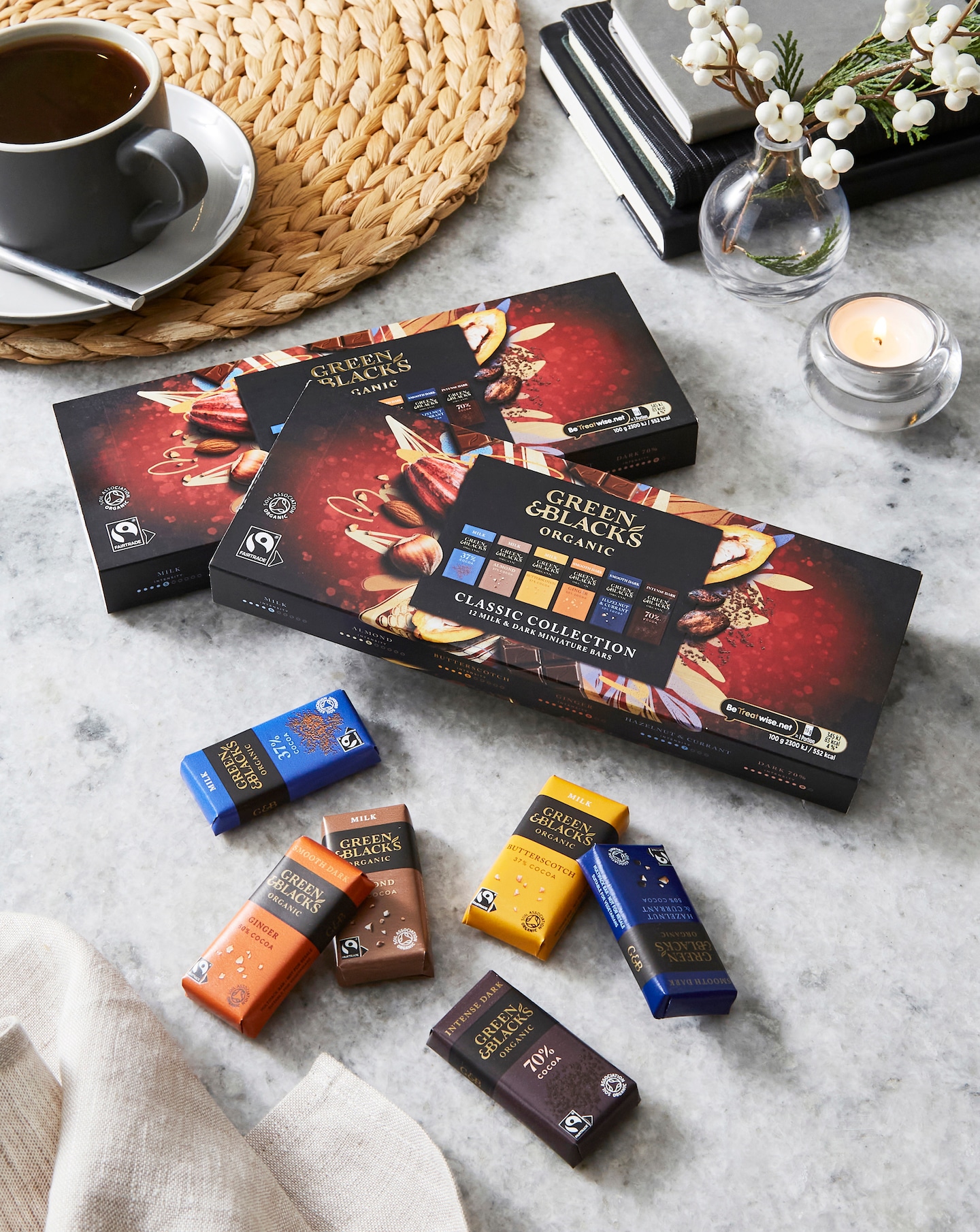 Green & Black's Miniatures 2 pack bundle