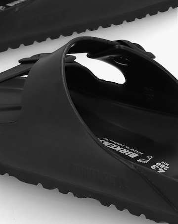 Birkenstock Mens Arizona EVA Black Two Bar Mules Standard Width