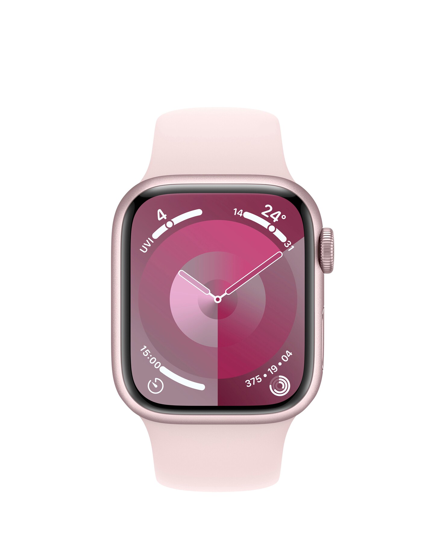 Apple watch gold case pink band cheap