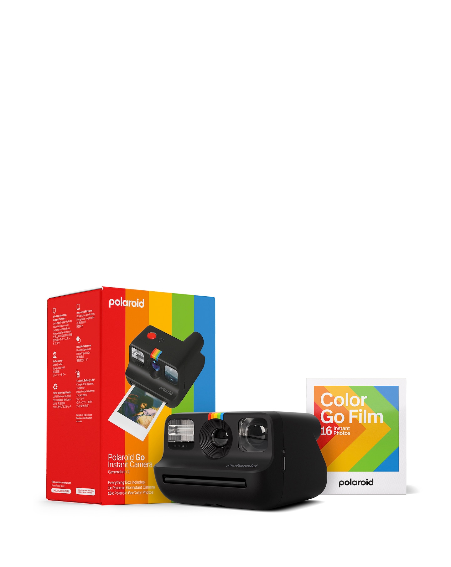 Polaroid Go Gen 2 Camera Bundle - Black