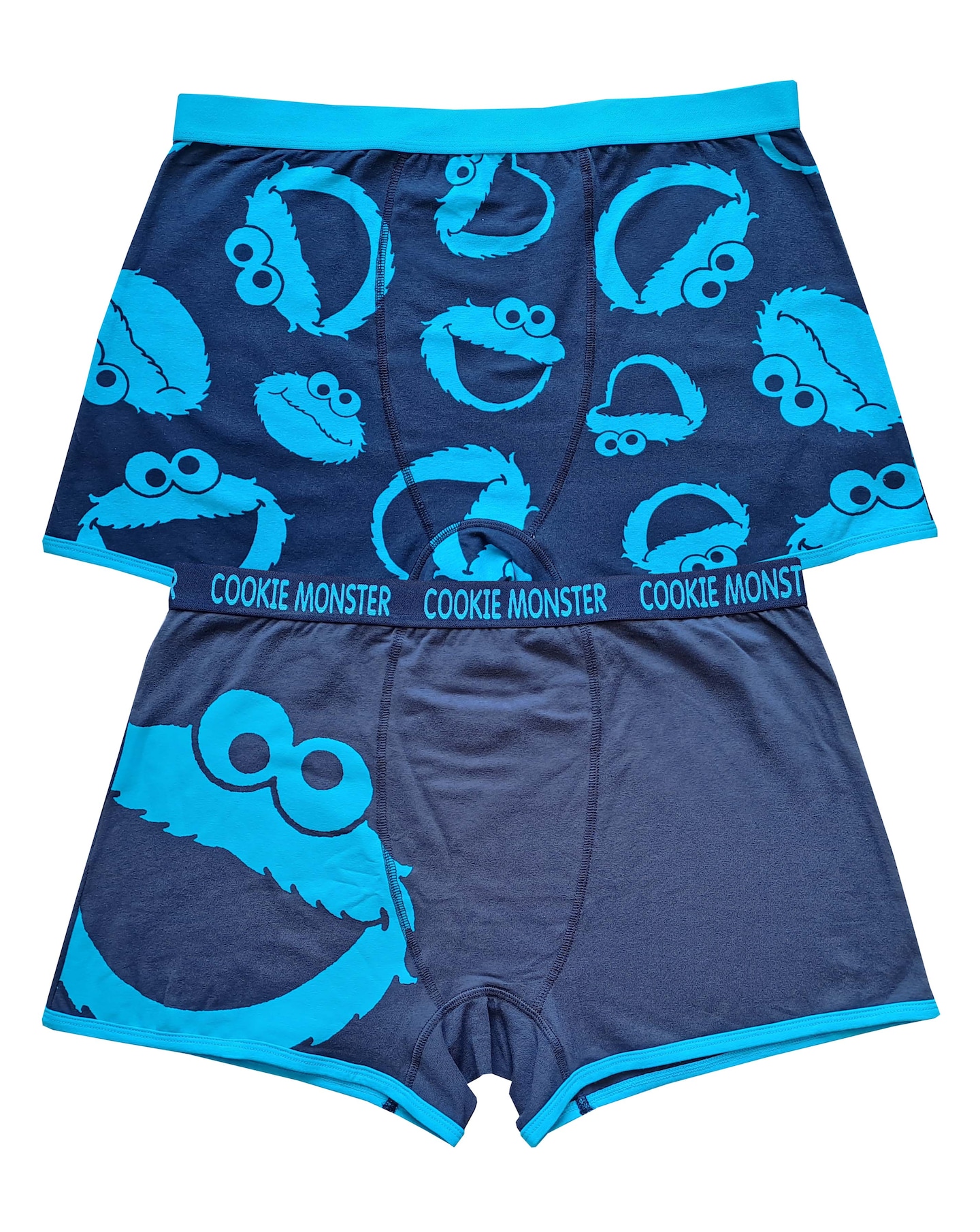 Mens 2pk Cookie Monster Boxers