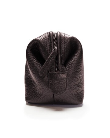 Raging Bull-Leather Wash Bag-Brown