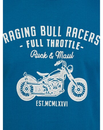 Raging Bull RB Racers Tee Petrol