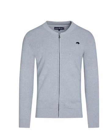 Raging Bull Baseball Cardigan Grey Marl
