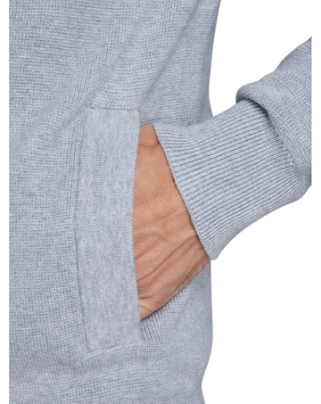 Raging Bull Baseball Cardigan Grey Marl