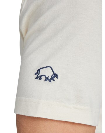 Raging Bull Deckchair Bully Tee Cream