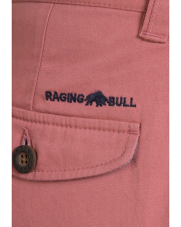 Raging Bull Chino Shorts Pink | Jacamo
