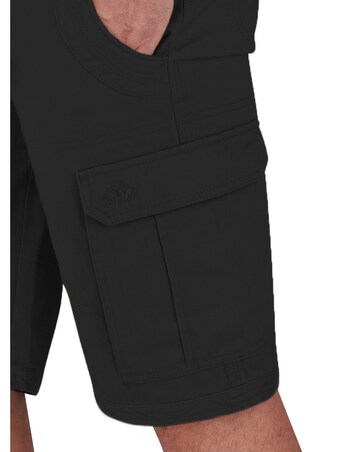 Raging Bull Cargo Shorts Black