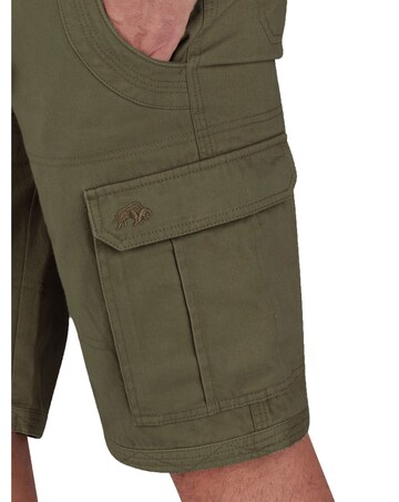 Raging Bull Cargo Shorts Olive