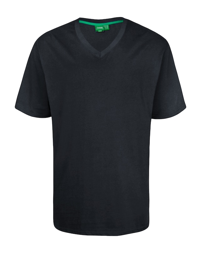 D555 V" Neck Premium Weight T-Shirt"