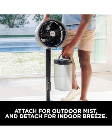 Shark FlexBreeze Pro Mist Indoor & Outdoor Fan- Grey