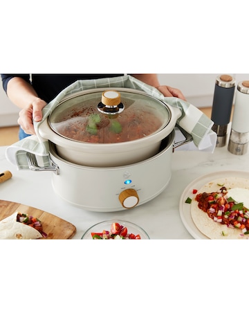 Swan Nordic 3.5L Slow Cooker - White