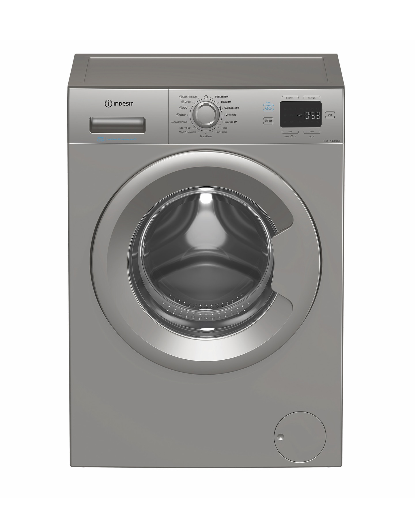 Indesit IP846S Washing Machine- Silver