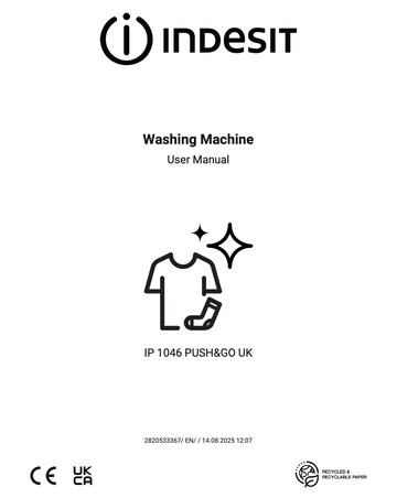 Indesit IP 1046 Push & Go Washing Machine - White + Install
