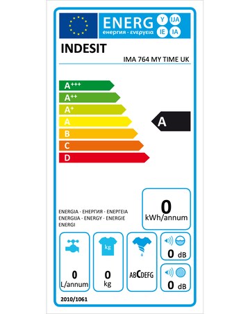 Indesit IMA 764 My Time Washing Machine - White +Install