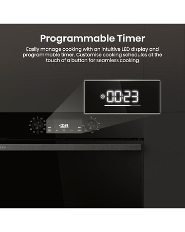 Hisense Hi2 Built In Electric Plug & Play Oven - Black
