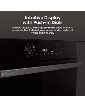 Hisense Hi2 Built In Electric Plug & Play Oven - Black