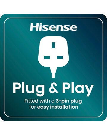 Hisense Hi2 Built In Electric Plug & Play Oven - Black