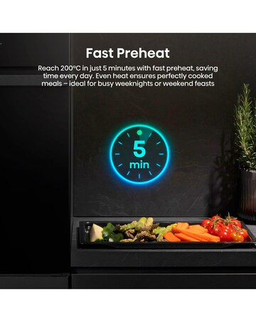 Hisense Hi2 Built In Electric Plug & Play Oven - Black