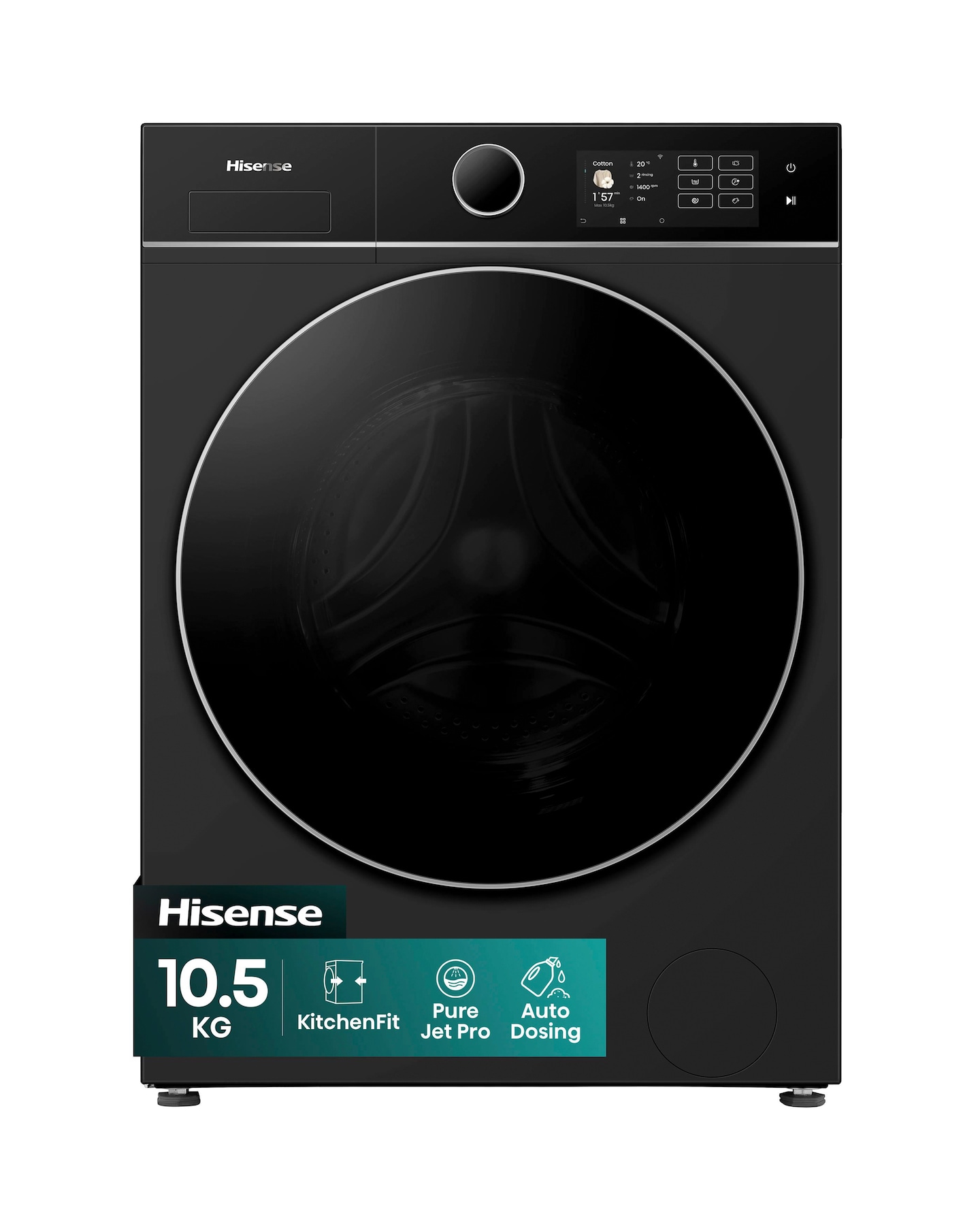 Hisense WF5I1045BBQ Black
