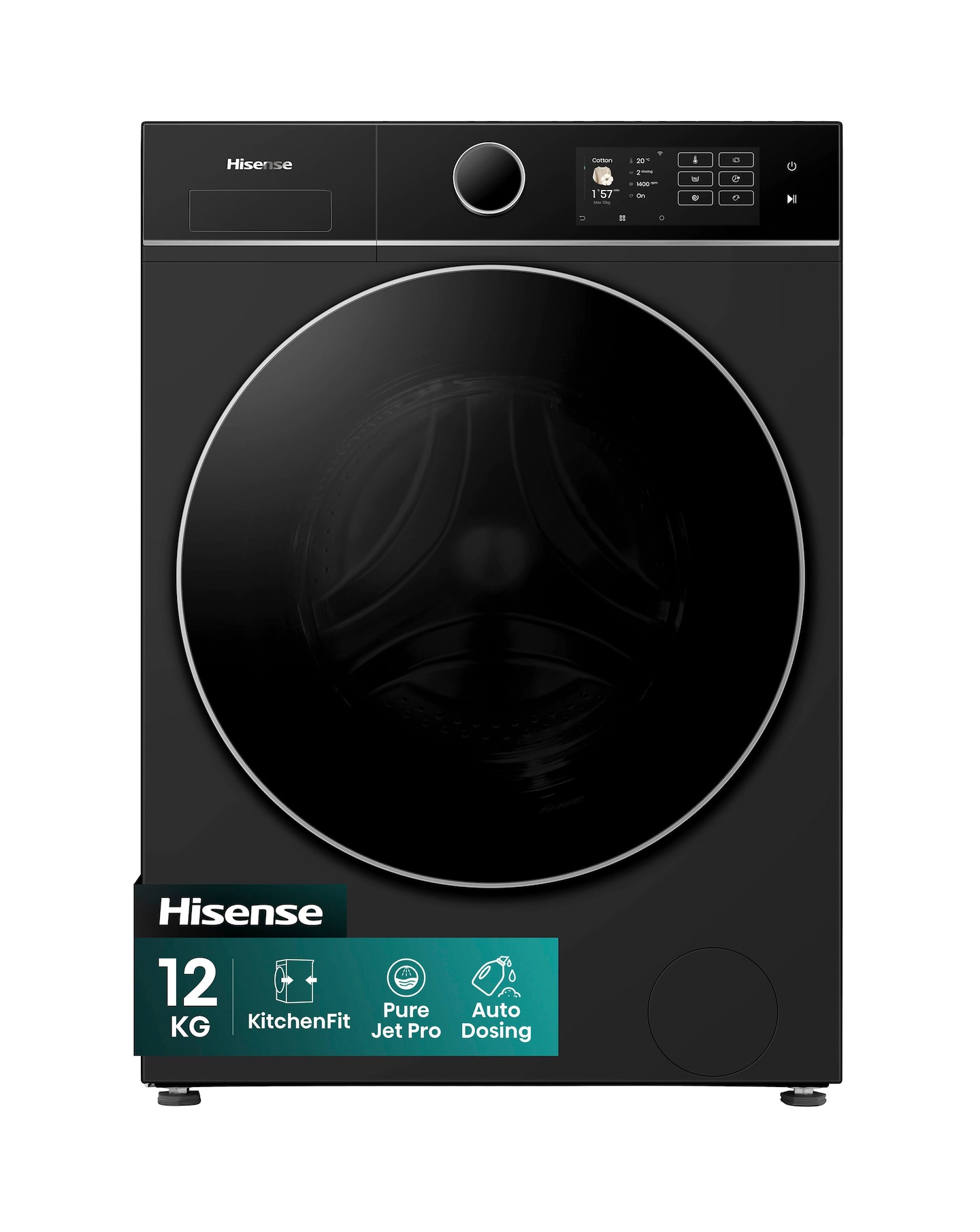 Hisense WF5I1245BBR Black