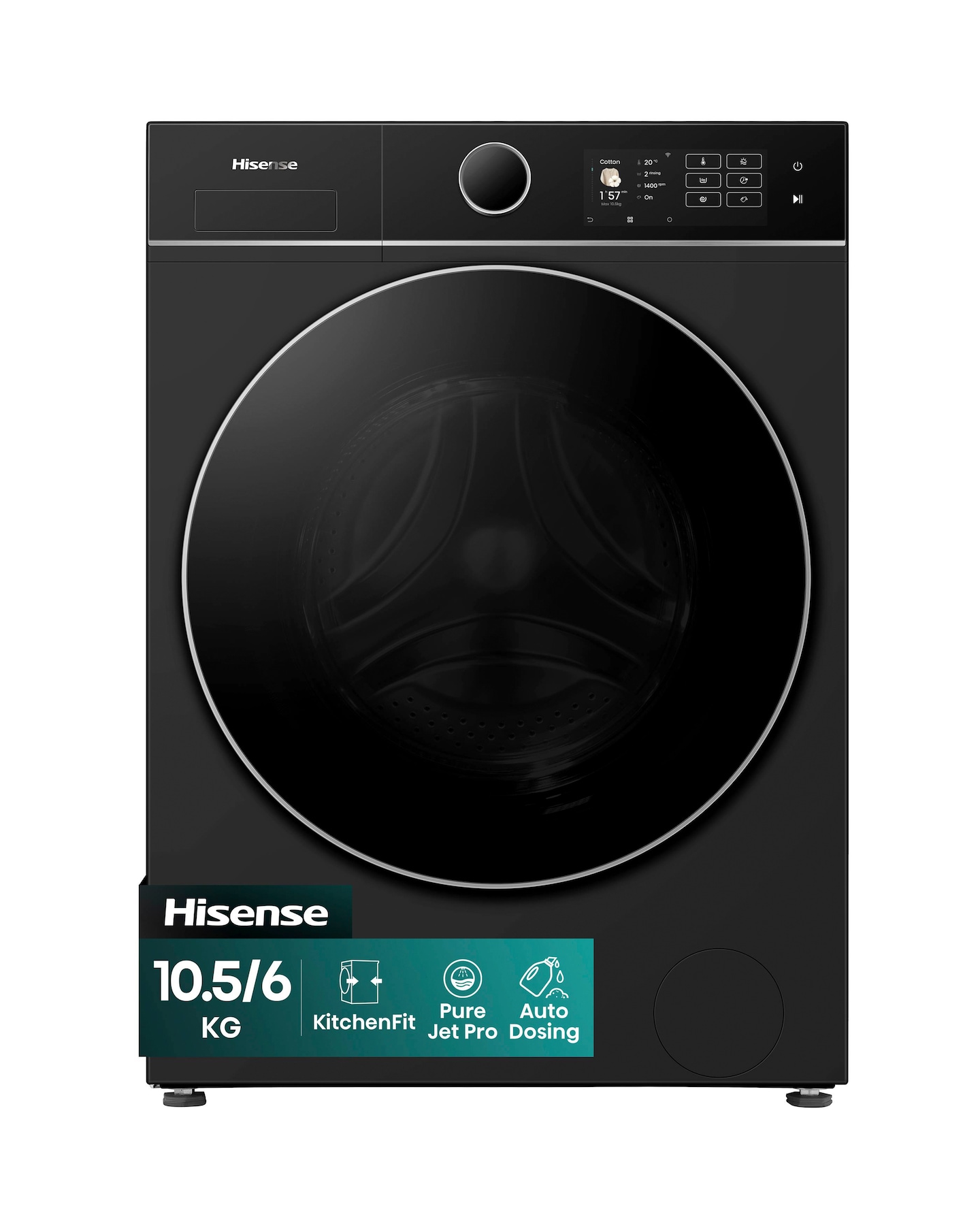 Hisense WD5I1045BBQ Black