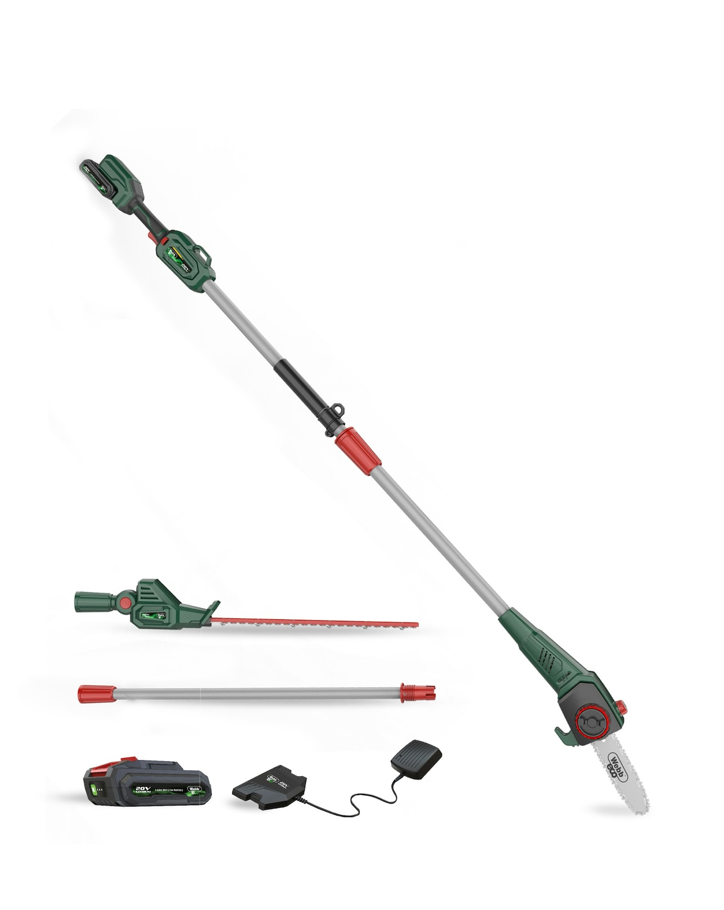 Webb 20V 50cm Hedge Trimmer & Pruner