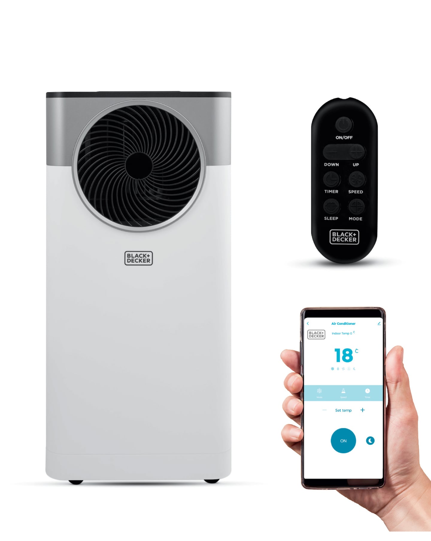 New In - Black & Decker Smart 9K BTU 3in1 Air Con