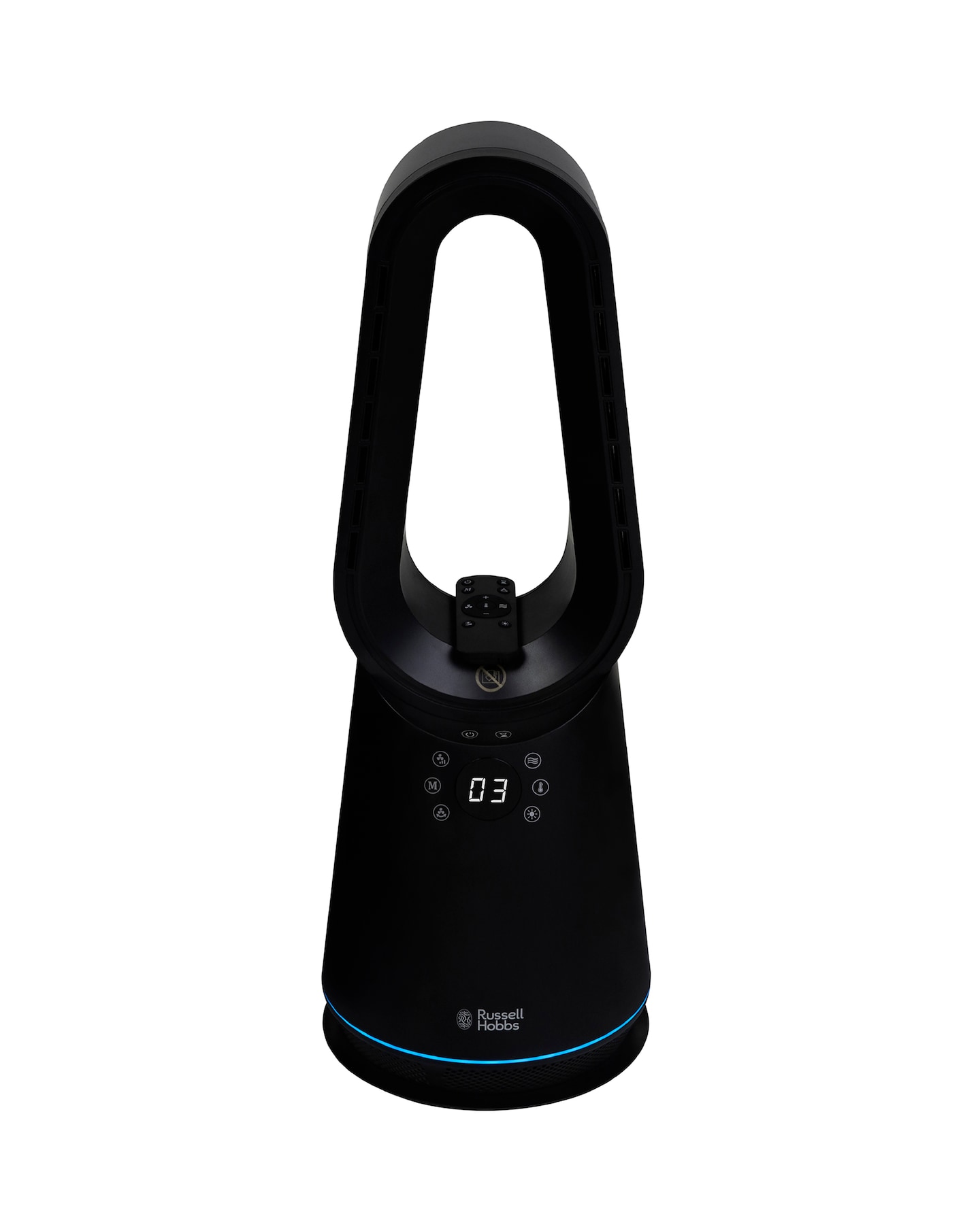 New In - RH Bladeless Fan & Heater - Black