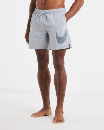 Nike 7 Inch Full Lined Big Logo Swim Shorts