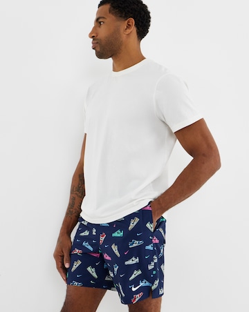 Nike 7 Trainer Print Volley Swim Shorts