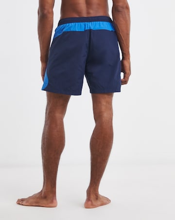 Nike 7 Inch Full Lined Zip Colourblock Swim Shorts
