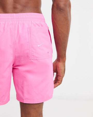 Nike 7 Inch Full Lined Big Logo Swim Shorts