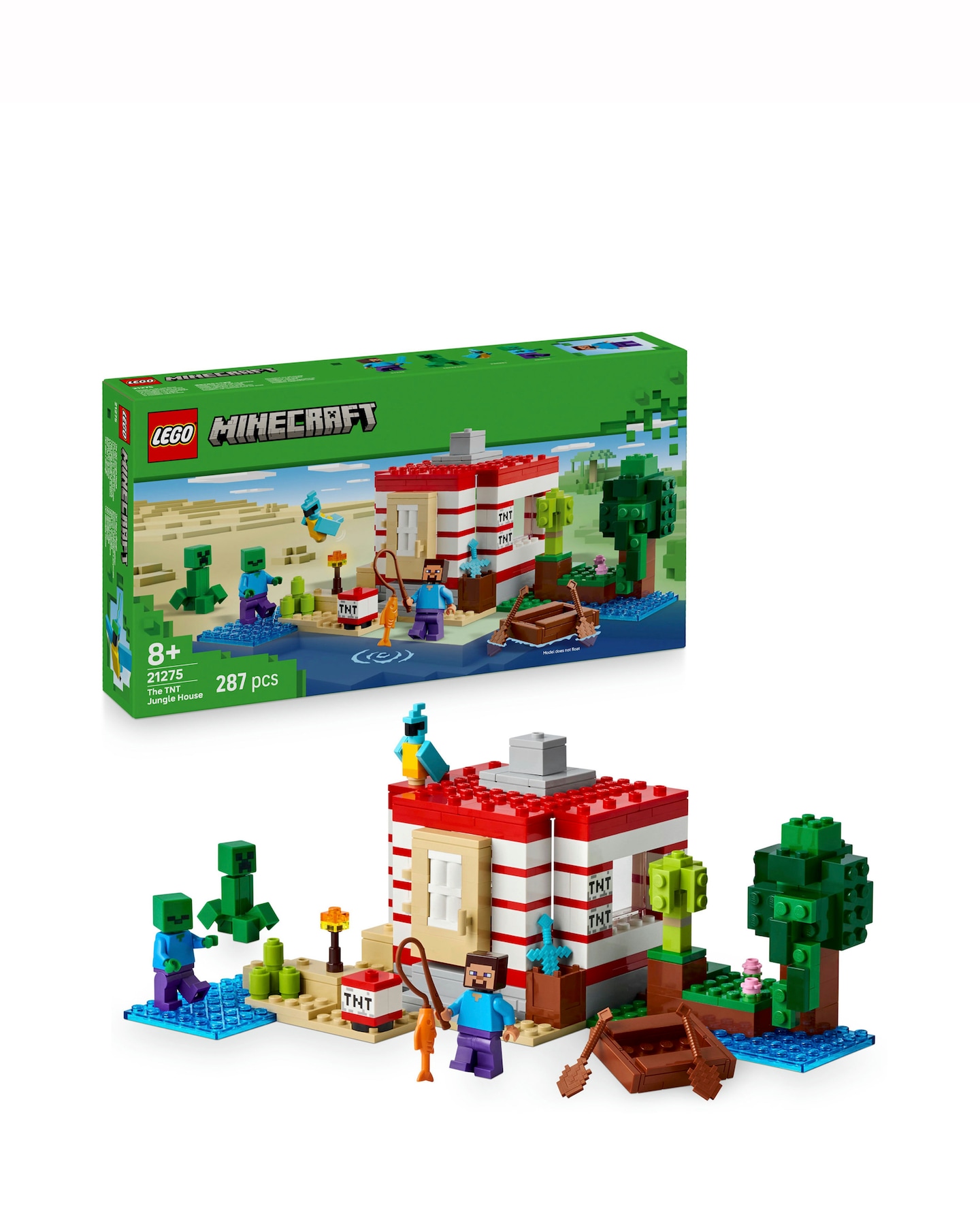 LEGO Minecraft The TNT Jungle House Vide