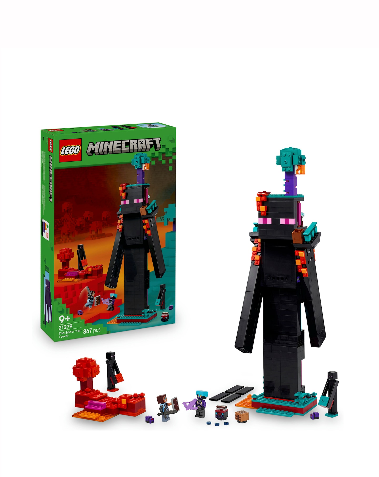 LEGO Minecraft The Enderman Tower Buildi