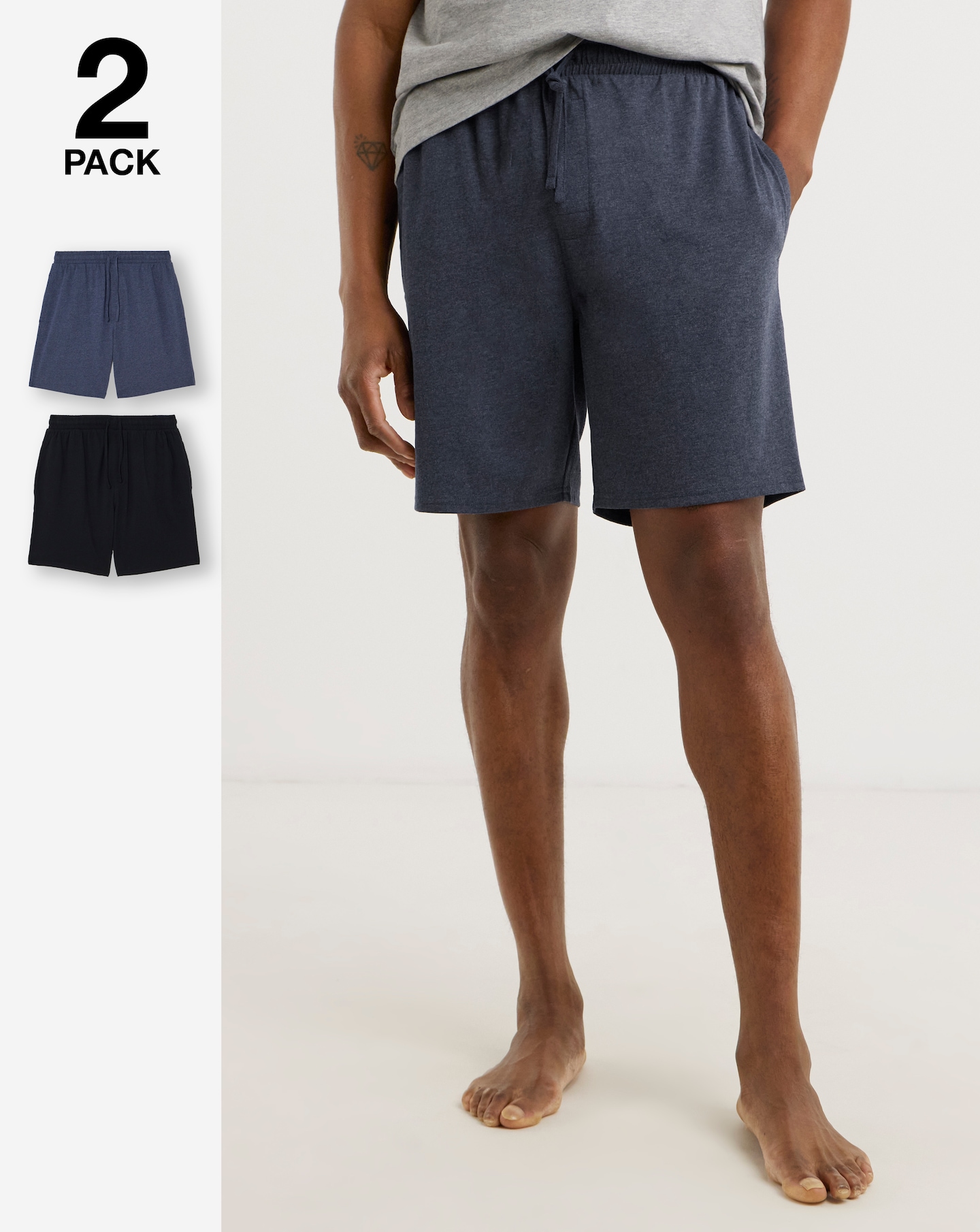 New In - 2 Pack Jersey Shorts