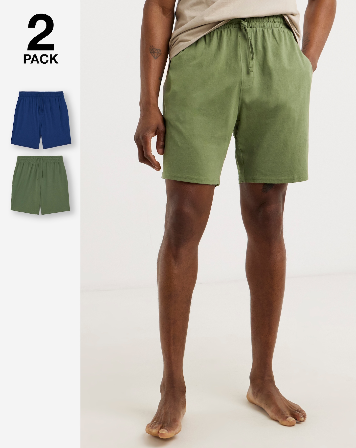 New In - 2 Pack Jersey Shorts