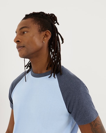 Raglan Marl T-Shirt And Short PJ Set