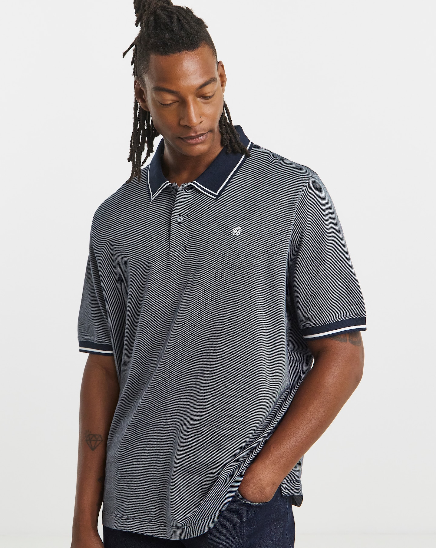 Ted Baker Helta Tipped Collar Polo Shirt