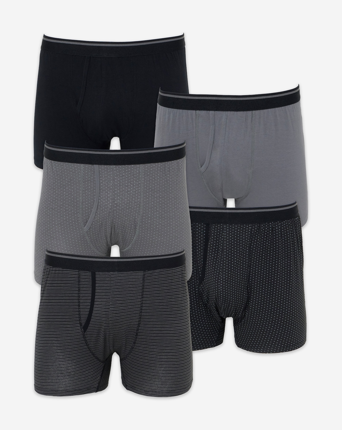 New In - 5 Pack Print A-Front Boxers