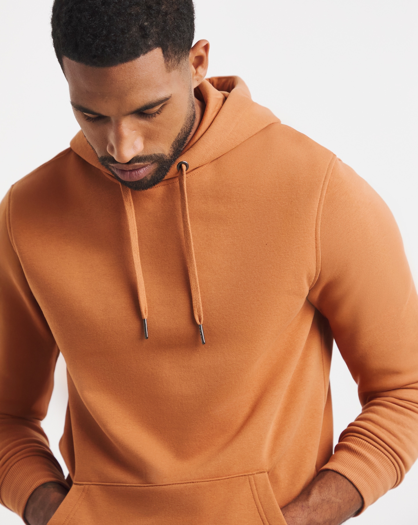 New In - Overhead Hoodie Long- Coral