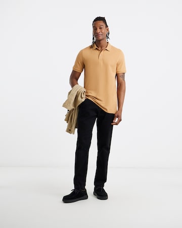 Pique Polo Shirt Long