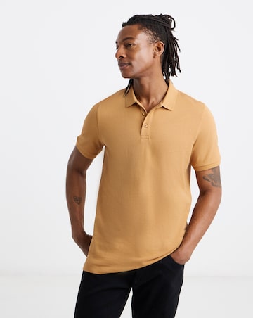 Pique Polo Shirt Long
