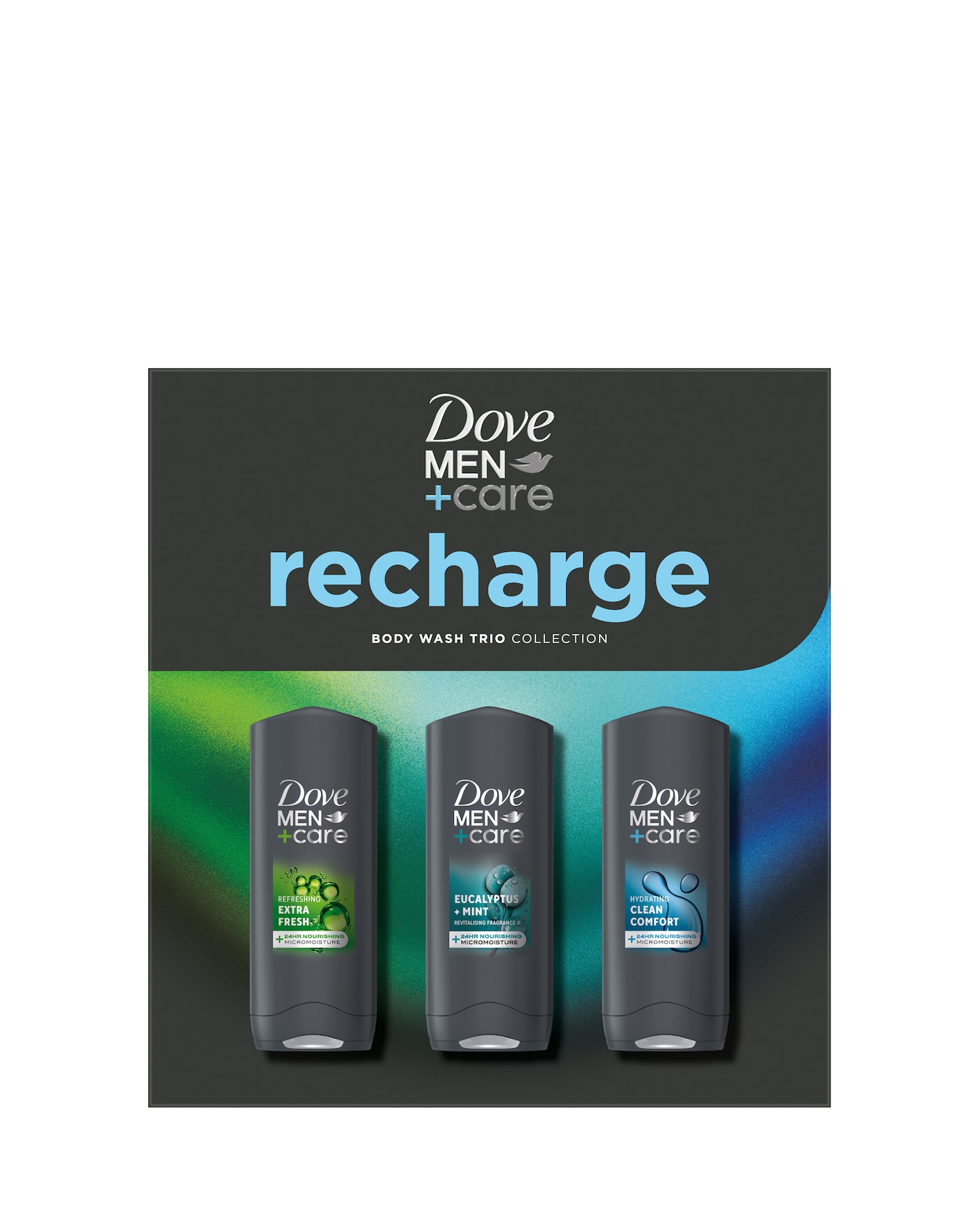 Dove Men Bodywash Trio Collection